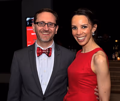 Red or White Ball Honorary Chair and Steppenwolf Managing Director David Schmitz with Photo