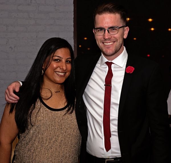 Auxiliary Council Member Shilpa Rupani and DJ Matt ROAN Photo