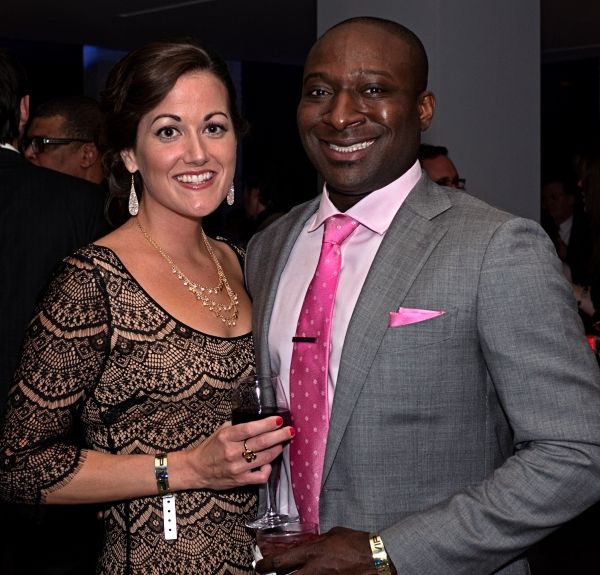 Molly Hamilton and Auxiliary Council Member Akin Owolabi Photo
