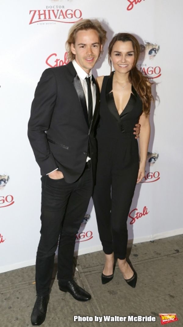 Anton Zetterholm and Samantha Barks Photo