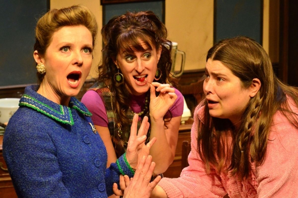 Tanya Anderson, Lara Hakeem and Erin Olson are the Reardon sisters at 