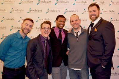 Zach Drane, (understudy, Protean); Andrew Lund, (Protean); Jaymes Osbourne, (Protean) Photo