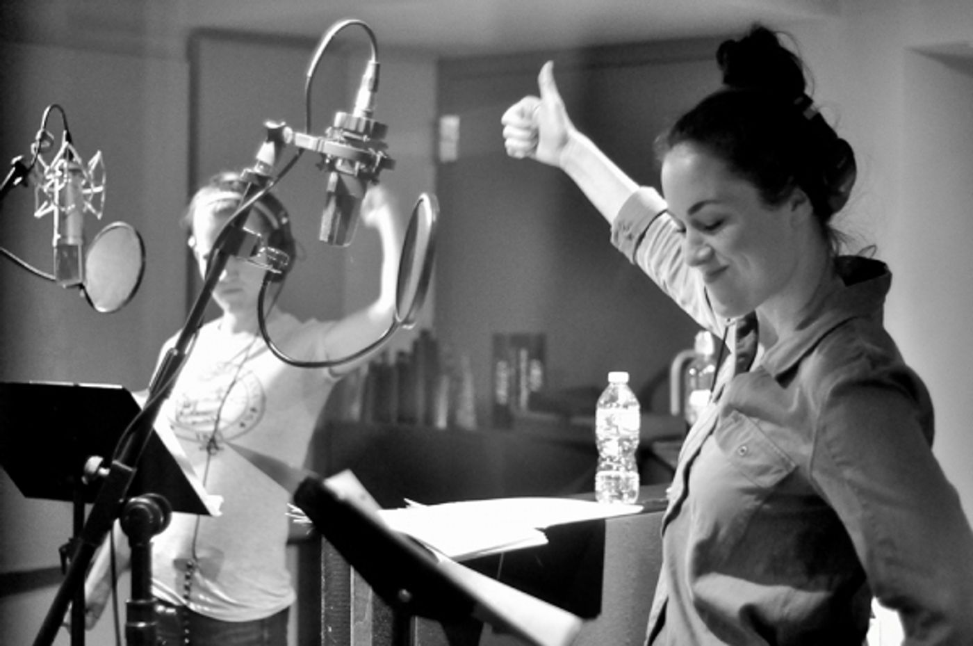 Photo Flash: In the Recording Studio with Laura Osnes, Derek Klena & More for LIKE YOU LIKE IT  Image