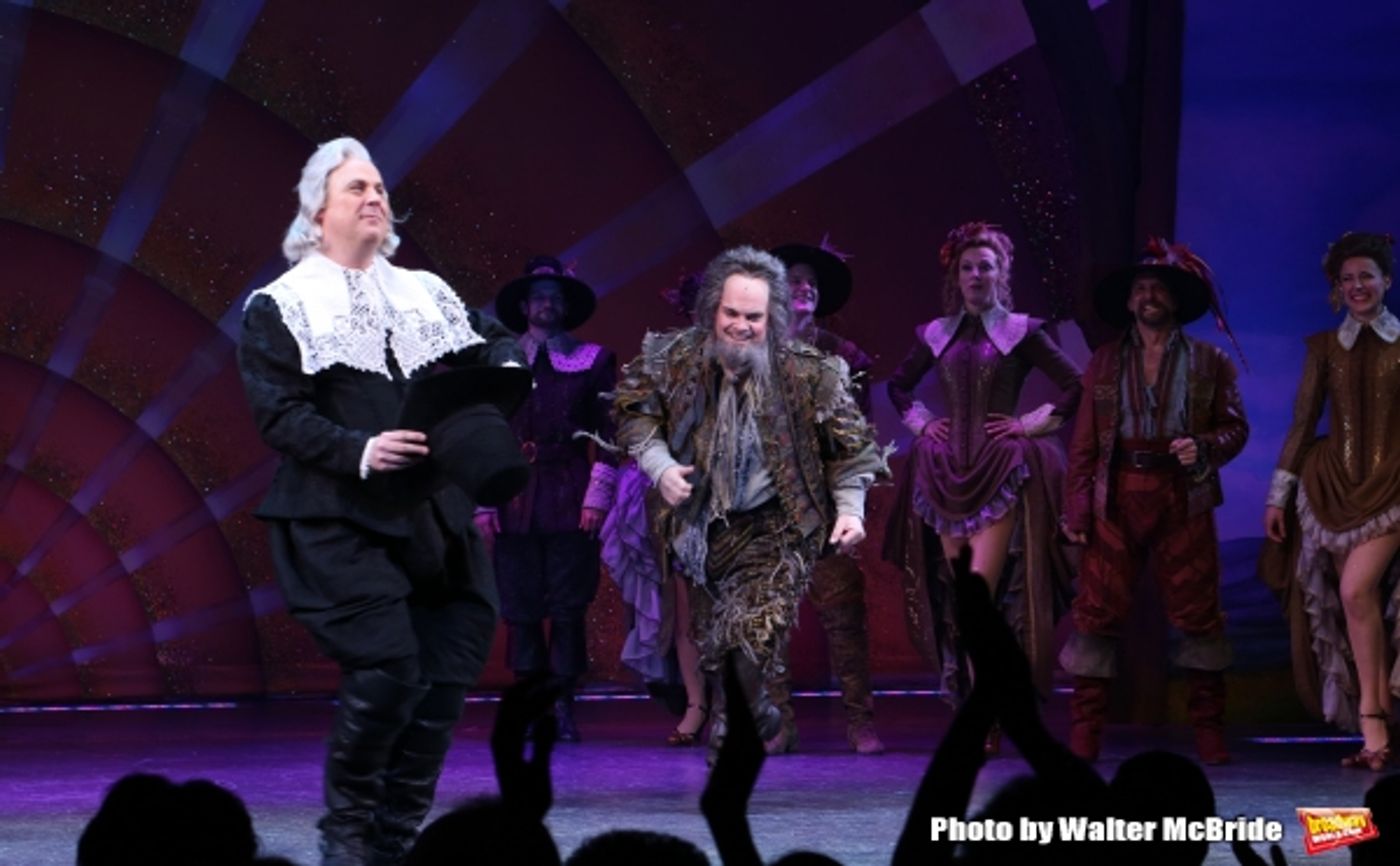 Photo Coverage: Brian d'Arcy James, Christian Borle & Cast of SOMETHING ROTTEN! Take Opening Night Bows on Broadway  Image