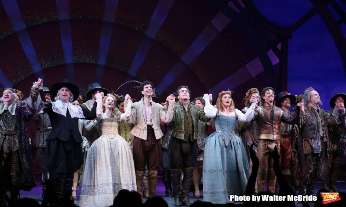 Photo Coverage: Brian d'Arcy James, Christian Borle & Cast of SOMETHING ROTTEN! Take Opening Night Bows on Broadway  Image
