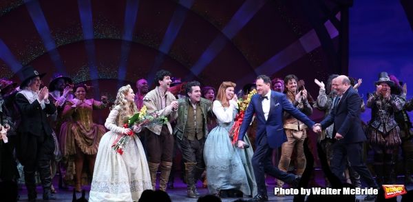 Photo Coverage: Brian d'Arcy James, Christian Borle & Cast of SOMETHING ROTTEN! Take Opening Night Bows on Broadway — photo 41 of 74