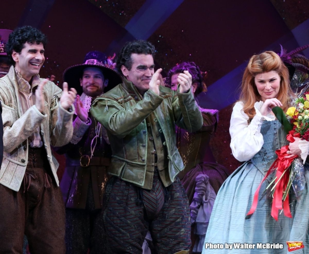 John Cariani, Brian d''Arcy James and Heidi Blickenstaff  at 