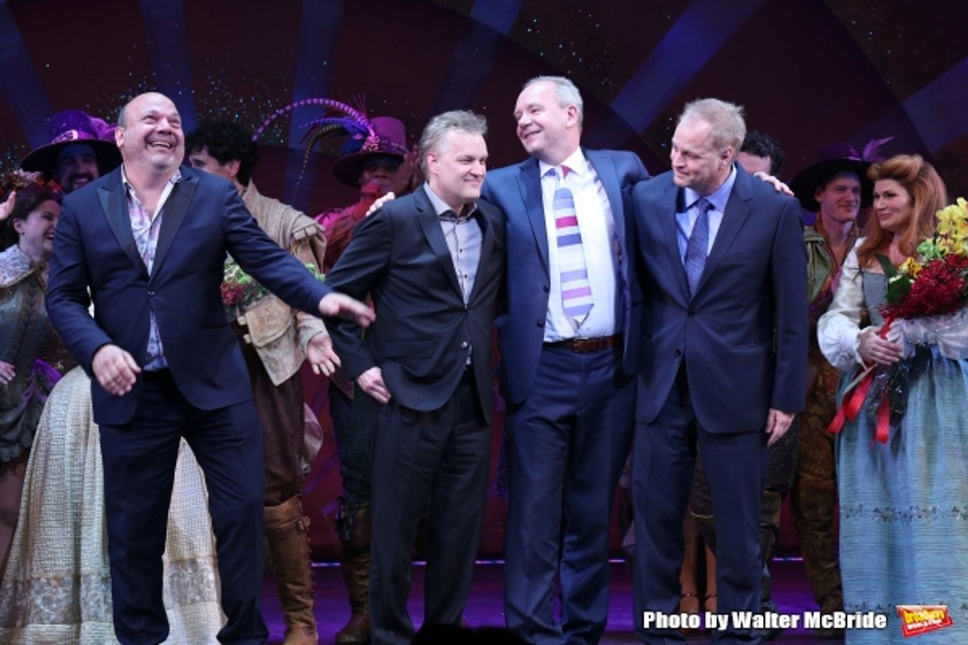 Photo Coverage: Brian d'Arcy James, Christian Borle & Cast of SOMETHING ROTTEN! Take Opening Night Bows on Broadway  Image