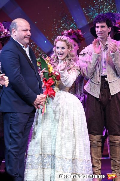 Casey Nicholaw, Kate Reinders and  John Cariani  Photo