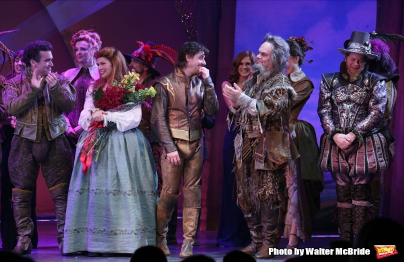 Photo Coverage: Brian d'Arcy James, Christian Borle & Cast of SOMETHING ROTTEN! Take Opening Night Bows on Broadway  Image