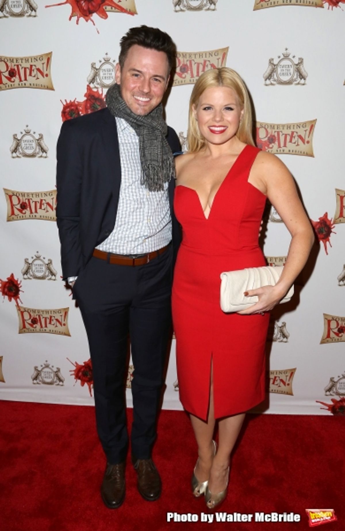 Brian Gallagher and Megan Hilty  at 
