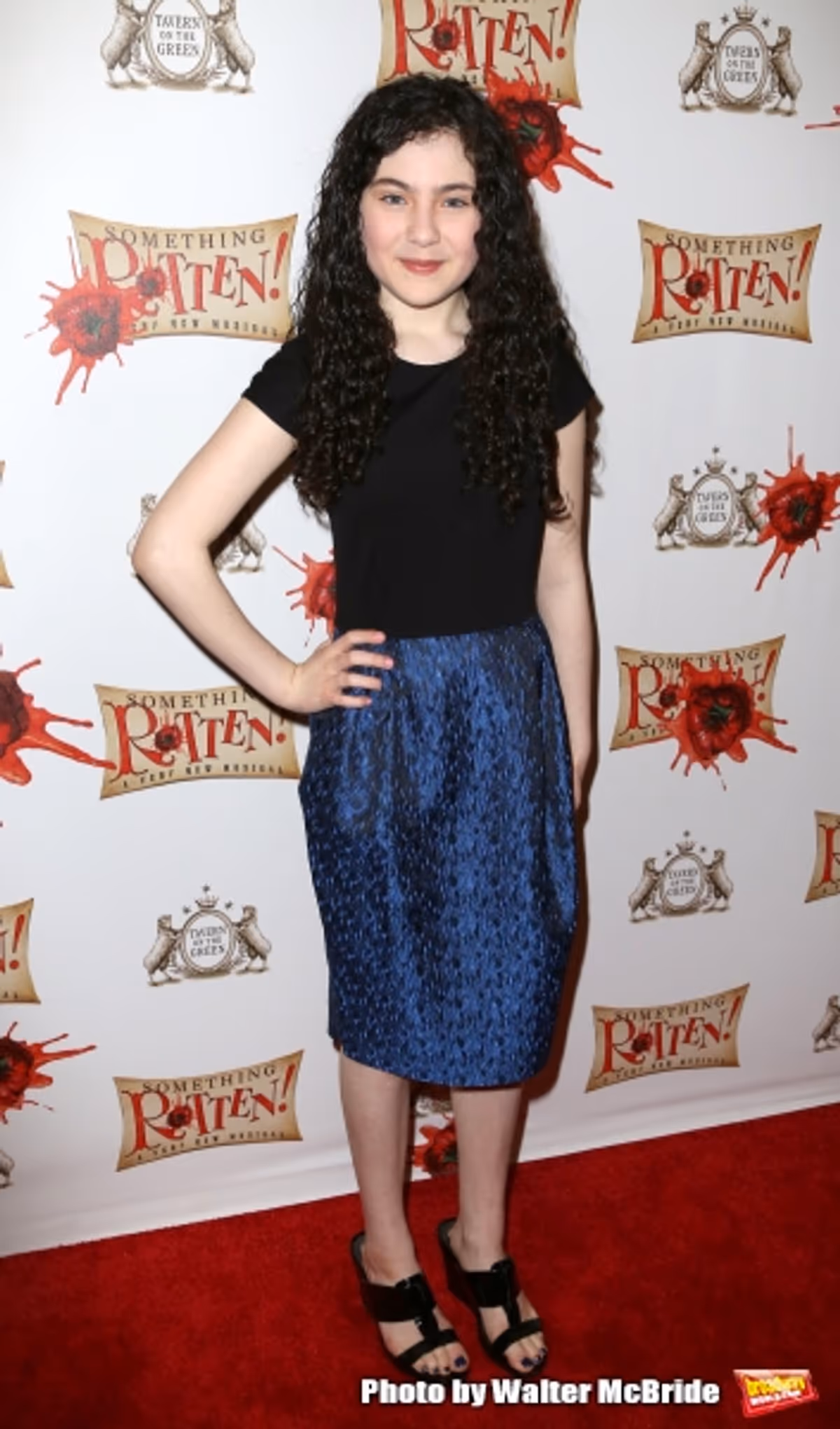 Lilia Crawford at Broadway's SOMETHING ROTTEN! Opens - On the Red Carpet with Megan Hilty, Tina Fey & More!
