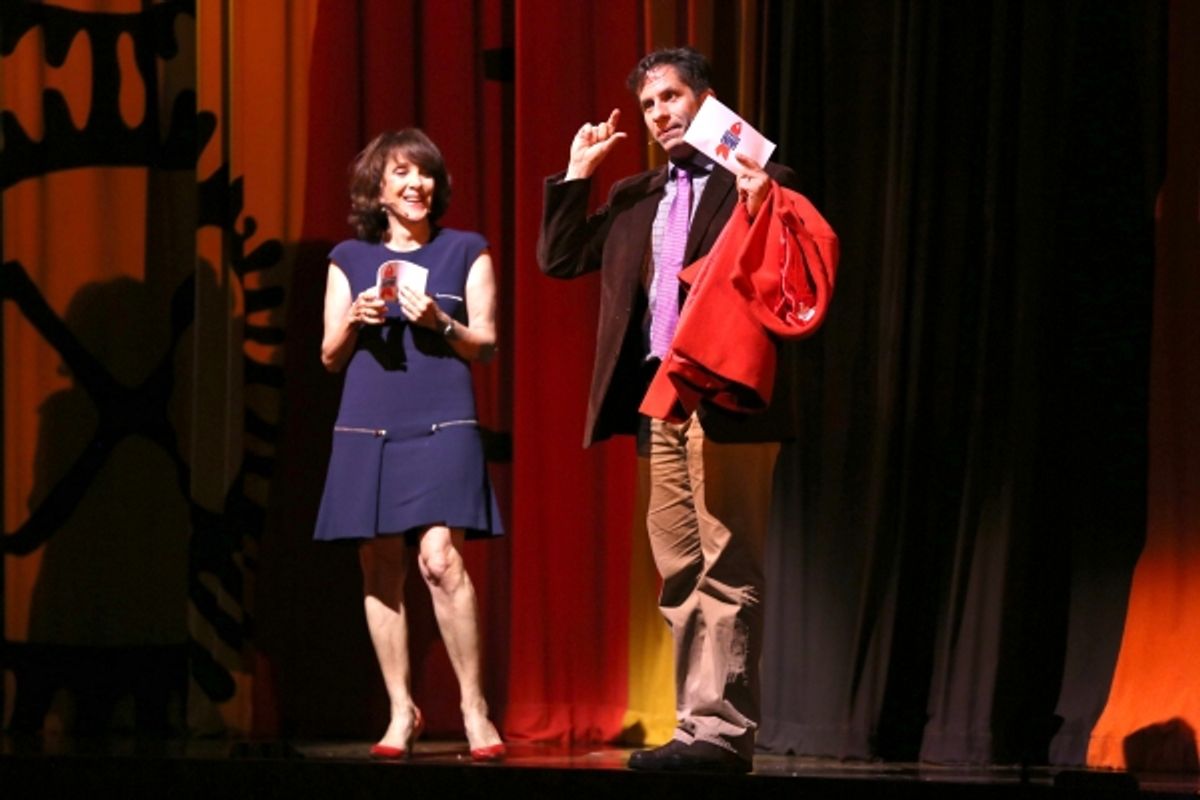 Andrea Martin and Seth Rudetsky. Photo Credit: Daniel Roberts at 