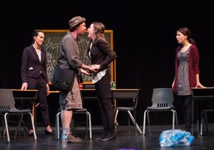 Sarah Murphy-Dyson, Matthew Olver, Dana Puddicombe, Julia Heximer in THE BIGGER ISSUE Photo