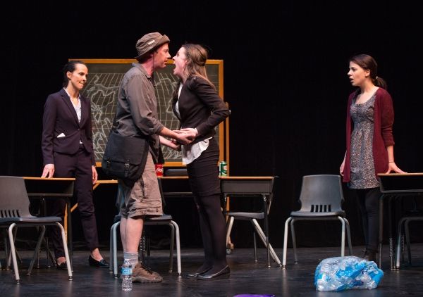 Sarah Murphy-Dyson, Matthew Olver, Dana Puddicombe, Julia Heximer in THE BIGGER ISSUE Photo