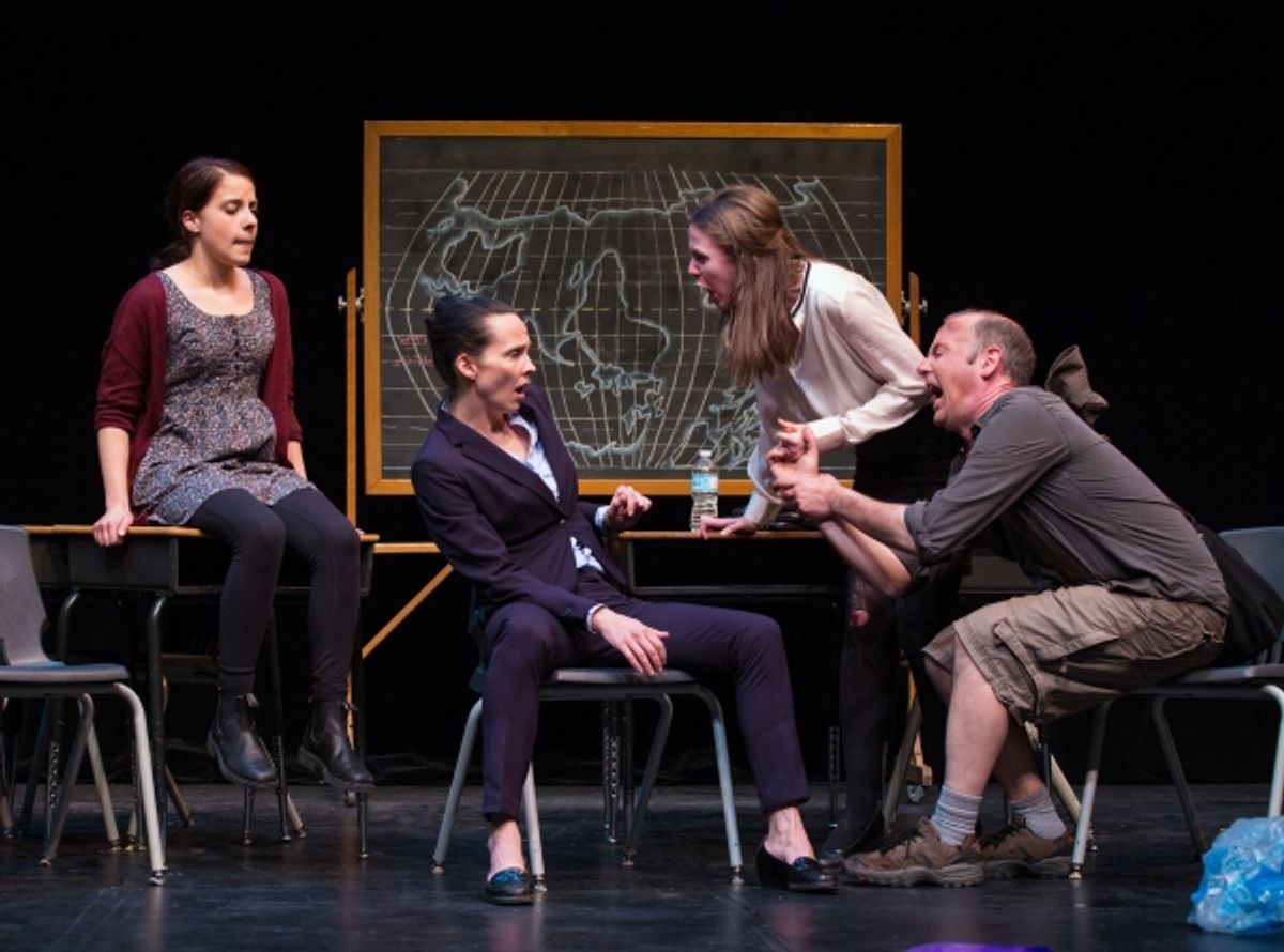 Julia Heximer, Sarah Murphy-Dyson, Dana Puddicombe, Matthew Olver in THE BIGGER ISSUE at 