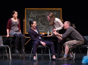 Julia Heximer, Sarah Murphy-Dyson, Dana Puddicombe, Matthew Olver in THE BIGGER ISSUE Photo