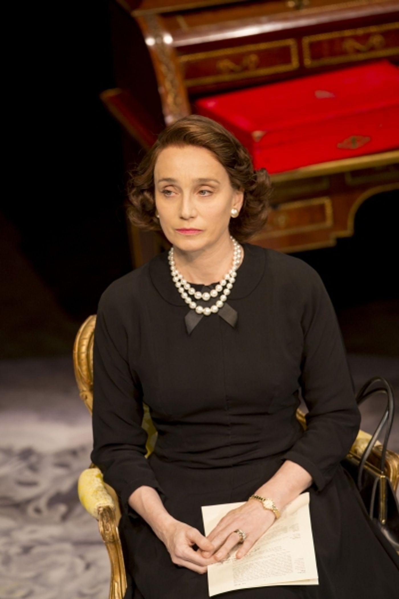 Photo Flash: First Look at Kristin Scott Thomas & More in West End's THE AUDIENCE  Image