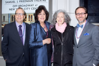 Barry Grove, Lynne Meadow, Martha Lavey, David Schmitz Photo