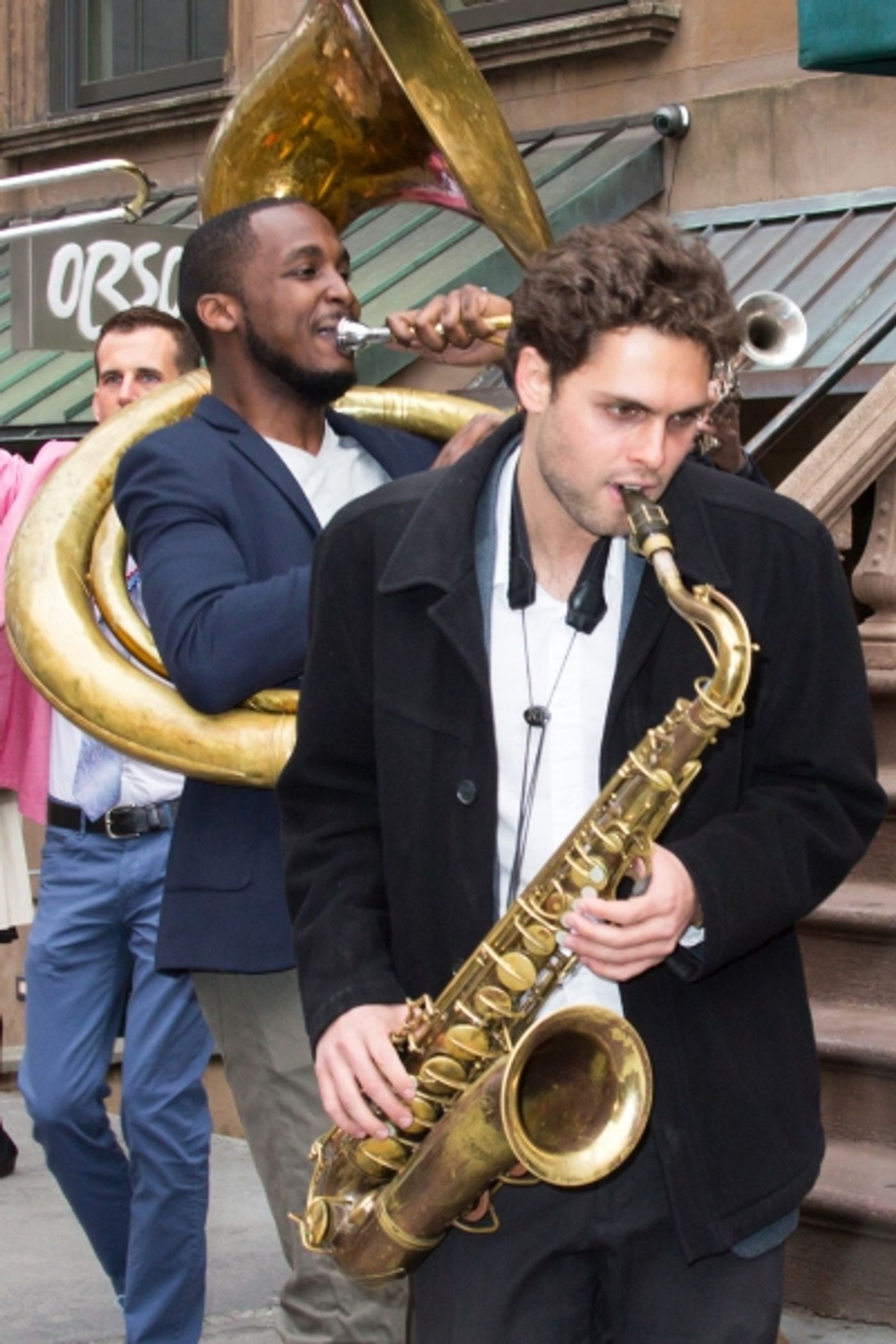 Photo Coverage: AIRLINE HIGHWAY Cast Parades to the Samuel J. Friedman Theatre  Image