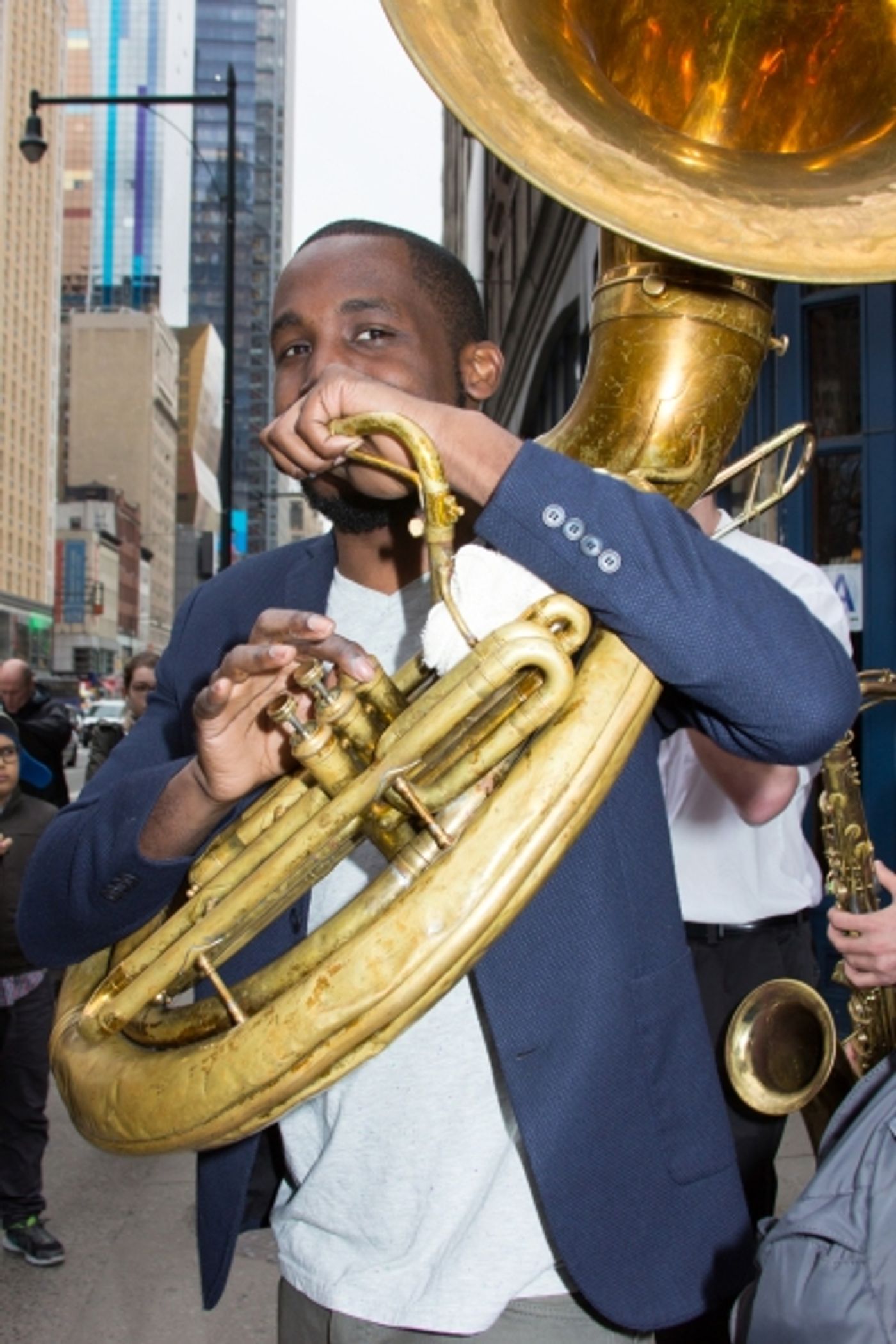 Photo Coverage: AIRLINE HIGHWAY Cast Parades to the Samuel J. Friedman Theatre  Image