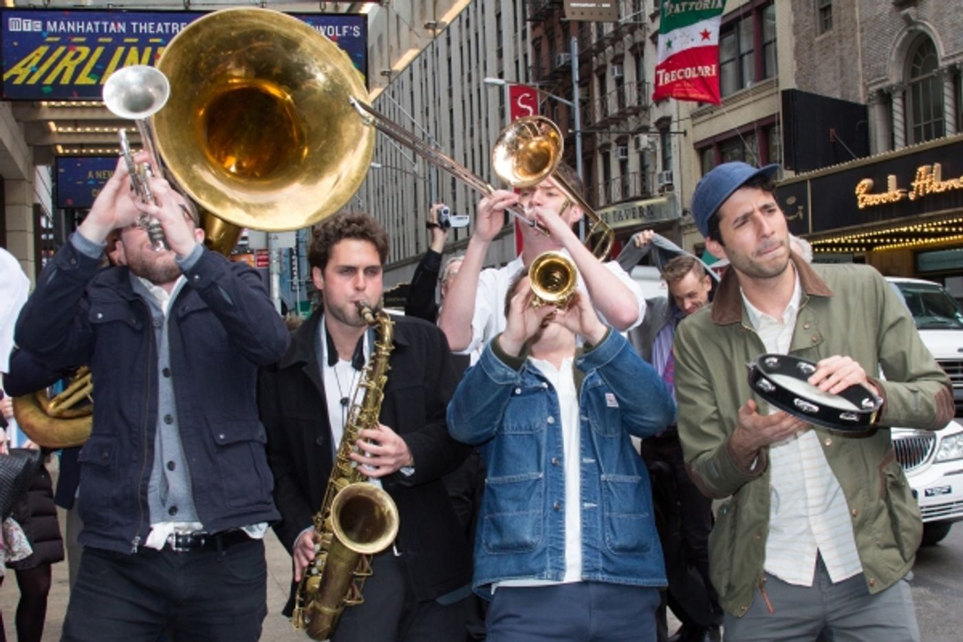 Photo Coverage: AIRLINE HIGHWAY Cast Parades to the Samuel J. Friedman Theatre  Image