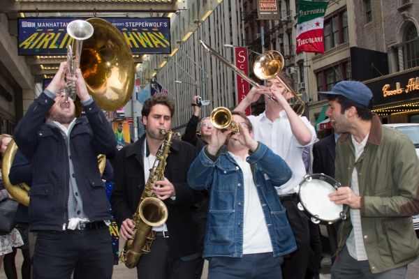 Photos: AIRLINE HIGHWAY Cast Parades to the Samuel J. Friedman Theatre — photo 48 of 50