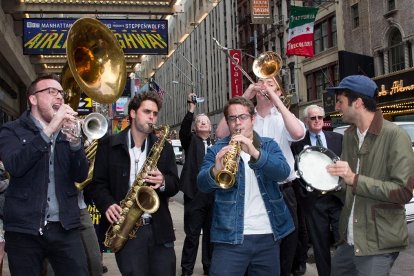 Photo Coverage: AIRLINE HIGHWAY Cast Parades to the Samuel J. Friedman Theatre  Image