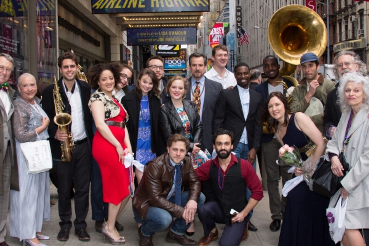 Photo Coverage: AIRLINE HIGHWAY Cast Parades to the Samuel J. Friedman Theatre  Image