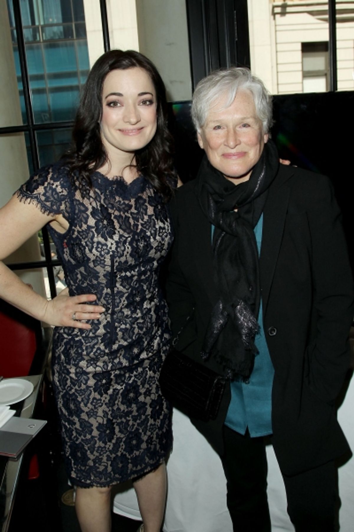 Laura Michelle Kelly, Glenn Close at 