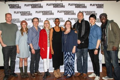 The full cast (l. to r.): Noah Emmerich, Kate Arrington, Jeremy Shamos, Sarah Goldber Photo