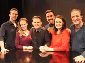 Jeremy Benton, Ellen Zolezzi, Robert Creighton, Josh Walden, Danette Holden, and Bruce Sabath @ BroadwayWorld Jeremy Benton, Ellen Zolezzi, Robert Creighton, Josh Walden, Danette Holden, and Bruc Photo