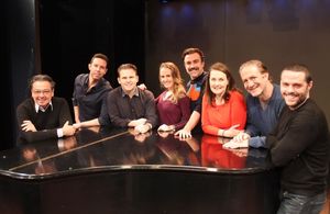 Bill Castellino (director), Jeremy Benton, Robert Creighton, Ellen Zolezzi, Josh Walden, Danette Holden, Bruce Sabath, and Joshua Bergasse @ BroadwayWorld Bill Castellino (director), Jeremy Benton, Robert Creighton, Ellen Zolezzi, Josh Wald Photo