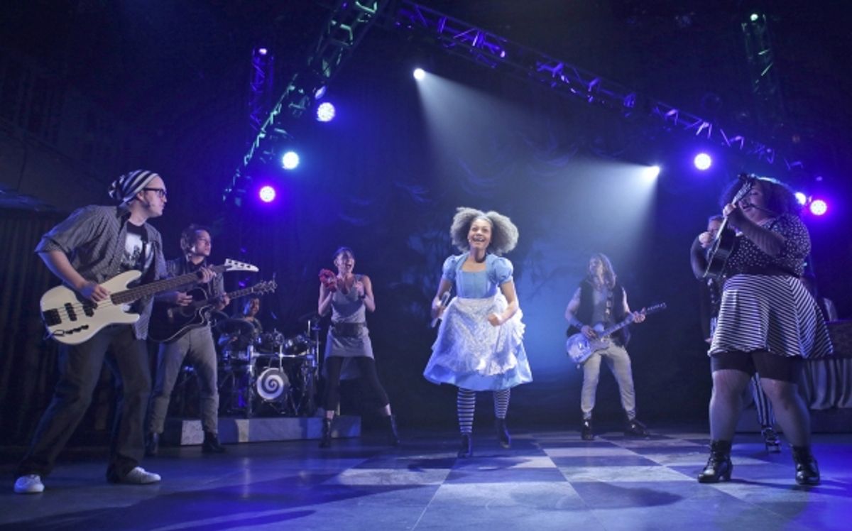 Ariana Burks (center) stars as Alice at 