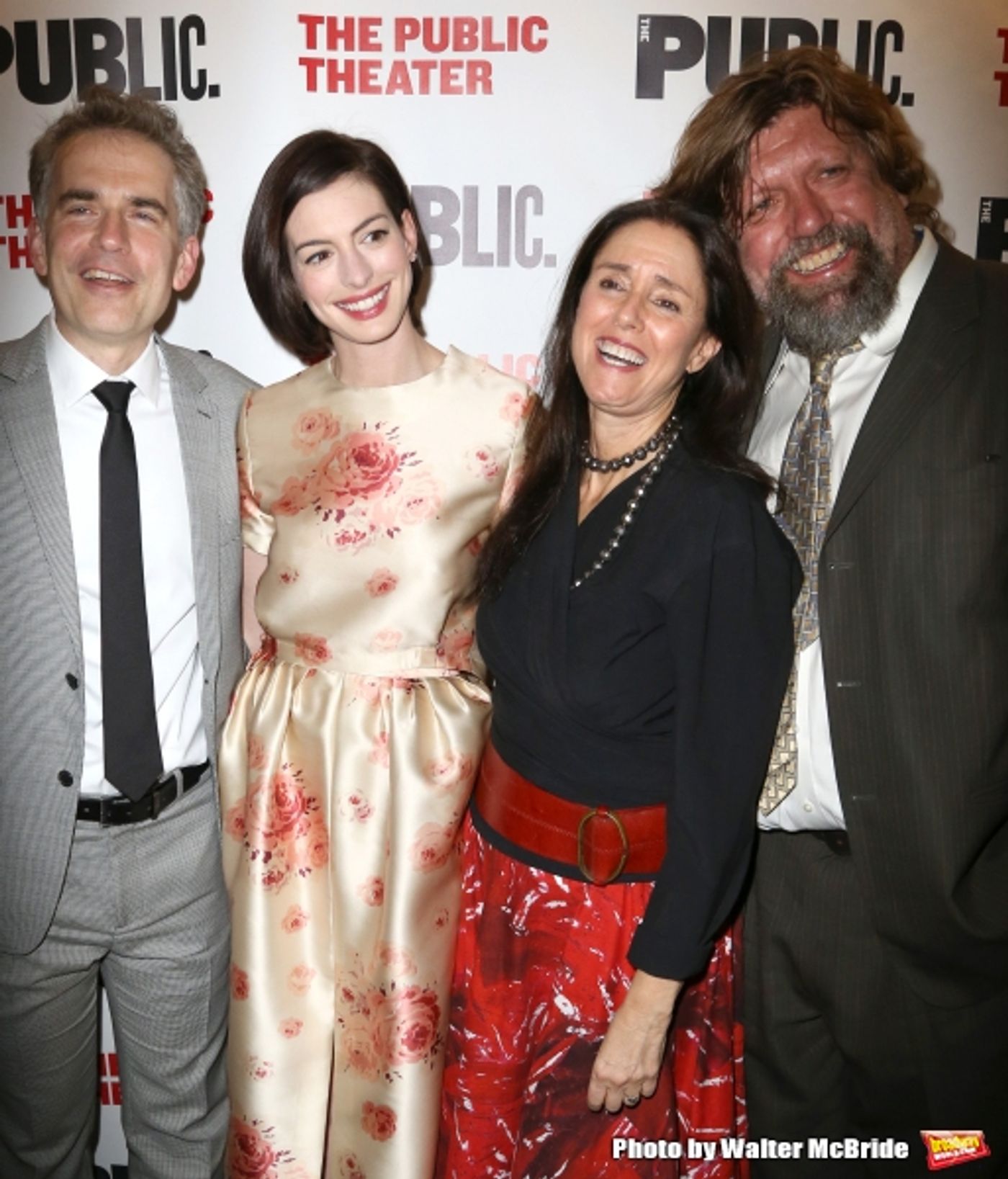 Photo Coverage: Anne Hathaway Celebrates Opening Night of GROUNDED at the Public!  Image