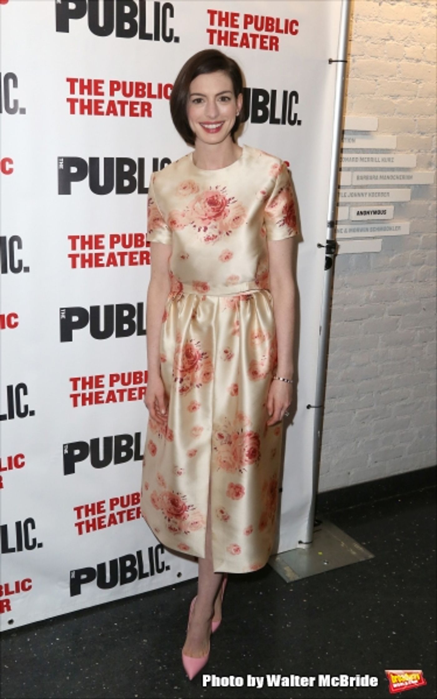 Photo Coverage: Anne Hathaway Celebrates Opening Night of GROUNDED at the Public!  Image