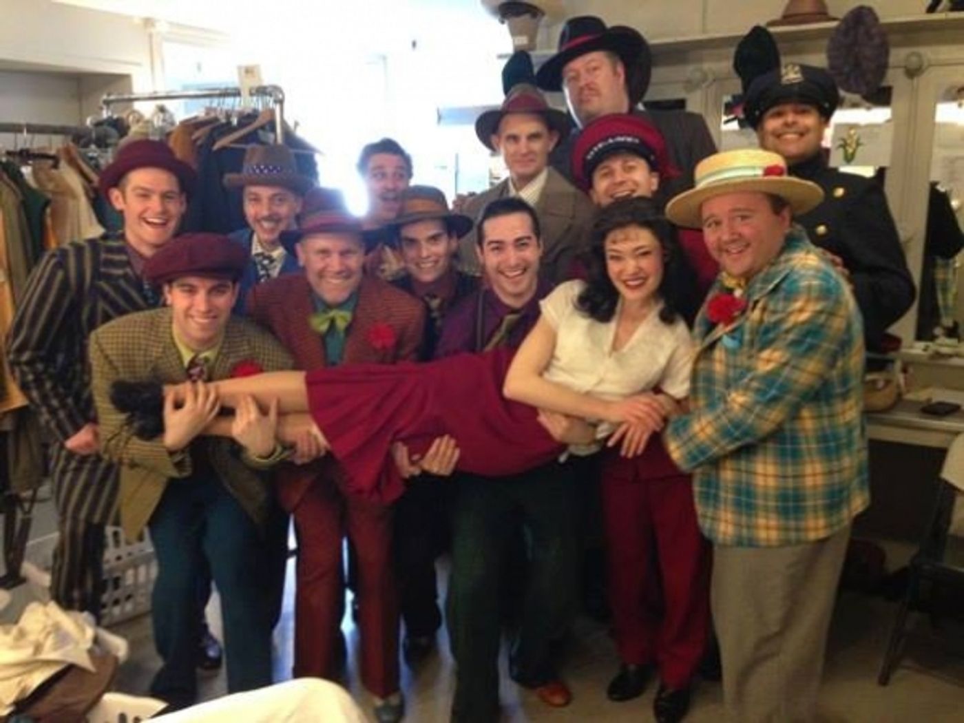 Photo Flash: Saturday Intermission Pics, 4/25 - ON THE TOWN, AN AMERICAN IN PARIS, KINKY BOOTS, and More!  Image