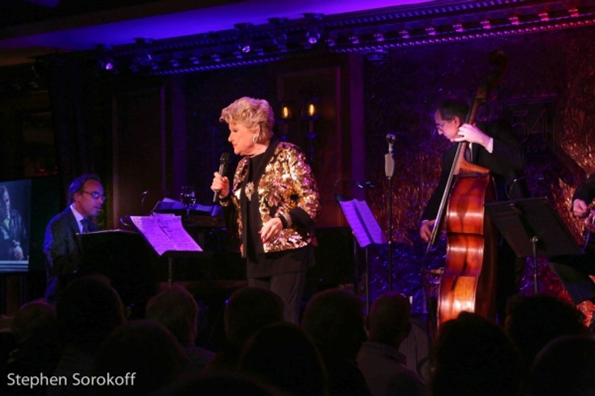 Tedd Firth, Marilyn Maye, Tom Hubbard at 