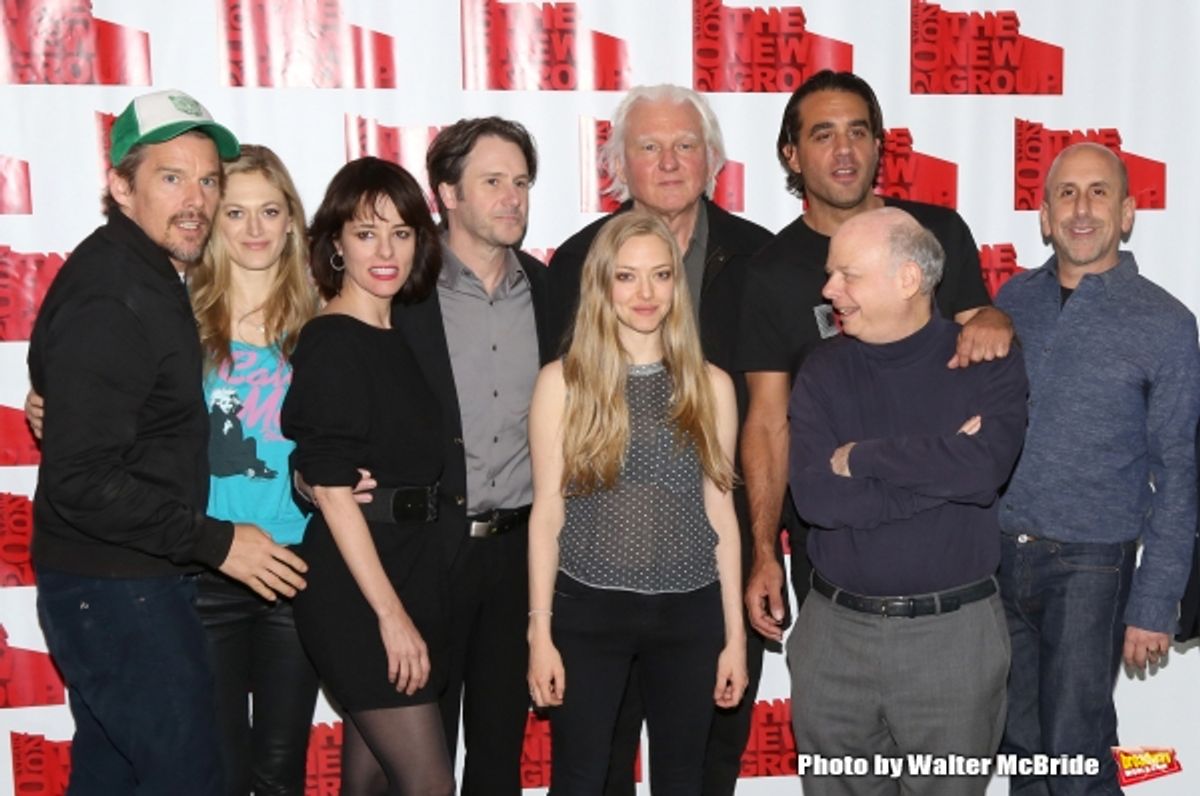 Ethan Hawke, Marin Ireland, Parker Posey, Josh Hamilton, Amanda Seyfried, David Rabe, Wallace Shawn, Bobby Cannavale and Scott Elliott  at 
