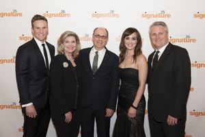 Claybourne Elder, Debra Monk, James Lapine, Brynn O'Malley, and Signature Theatre Artistic Director Eric Schaeffer @ BroadwayWorld Claybourne Elder, Debra Monk, James Lapine, Brynn O'Malley, and Signature Theatre Art Photo