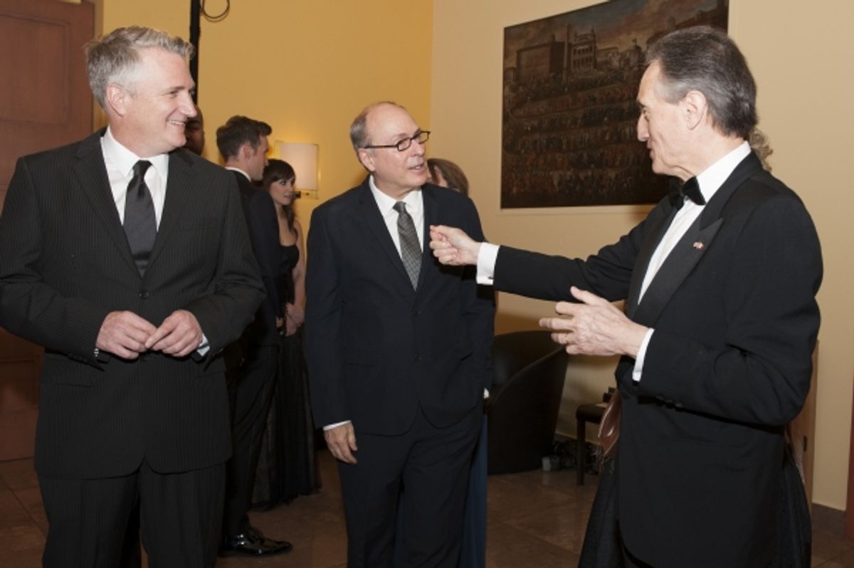 Eric Schaeffer, James Lapine and Claudio Bisogniero at 