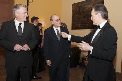 Eric Schaeffer, James Lapine and Claudio Bisogniero Photo