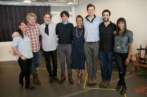 Rachel Chavkin, Dave Malloy, Chris Sarandon, Joseph Keckler, Eisa Davis, Gabriel Eber Photo