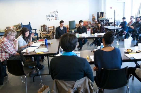 Dave Malloy, Rachel Chavkin, Gabriel Ebert, Or Matias and Nikki M. James Photo