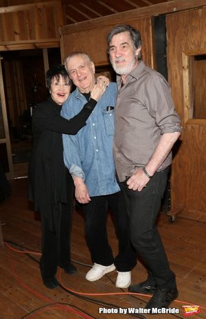  John Kander, Chita Rivera and Roger Rees during Photo