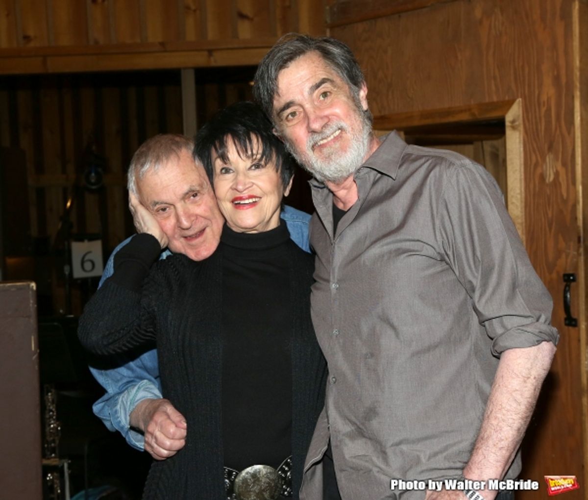  John Kander, Chita Rivera and Roger Rees at 