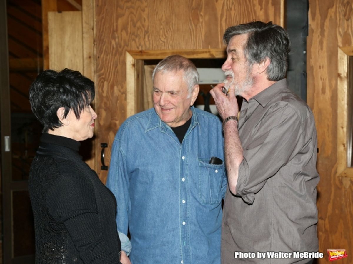 Chita Rivera, John Kander and Roger Rees  at 
