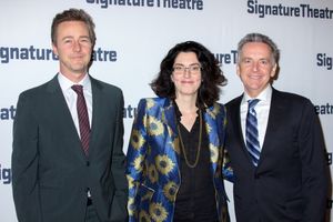 Edward Norton, Tina Landau, James Houghton Photo