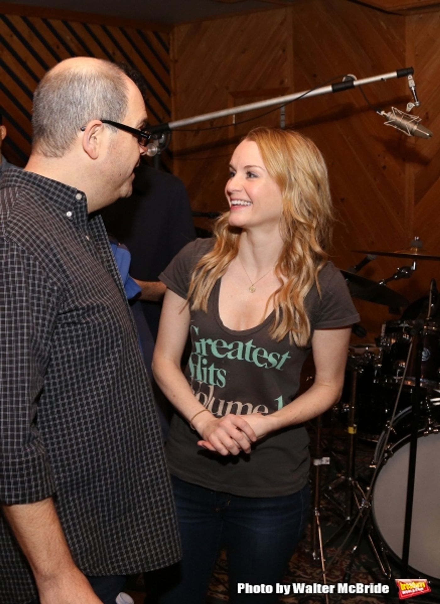 Photo Coverage: In the Recording Studio with Broadway's SOMETHING ROTTEN!  Image