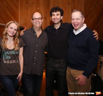 Kate Reinders, Brad Oscar, John Cariani and Peter Bartlett Photo